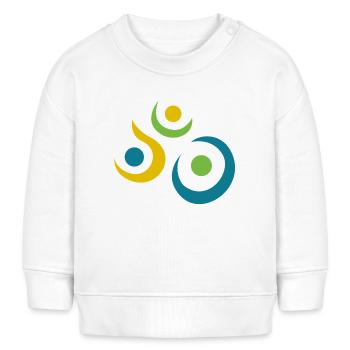 Yoga design_8 - Baby Sweatshirt by Stanley/Stella - white - Front