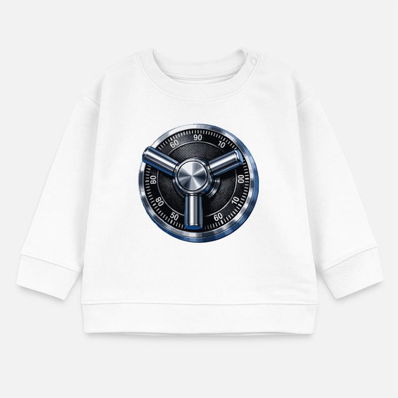 Security safe dial design Baby Sweatshirt by Stanley/Stella