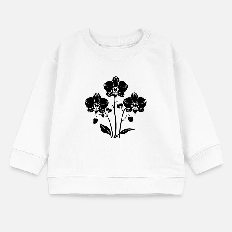 Orchids Baby Sweatshirt by Stanley/Stella