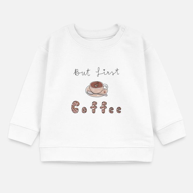 But First coffee  Baby Organic Sweatshirt Baby Changer von Stanley/Stella