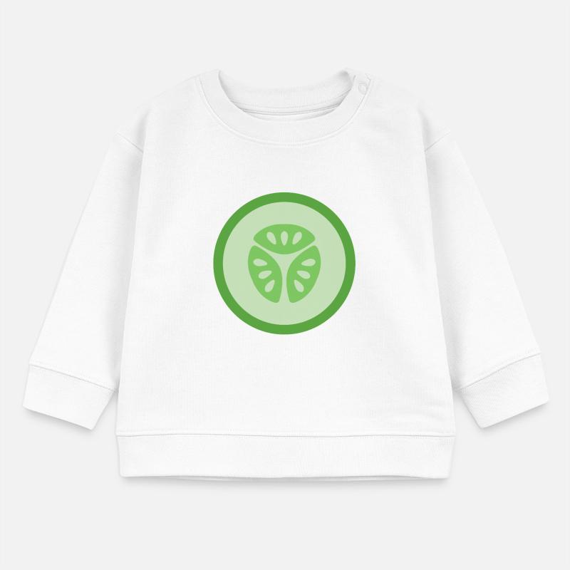 Tranche de concombre Sweat bébé bio Stanley/Stella