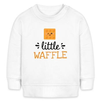 Little Waffle – Cute Baby Clothes - Baby Sweatshirt by Stanley/Stella - white - Front