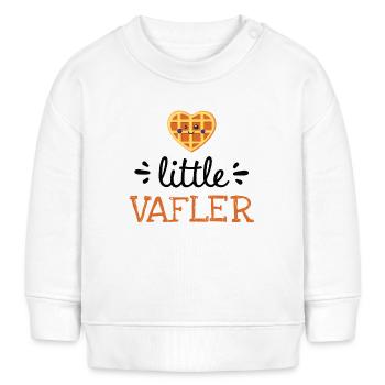 Little Vafler – Vêtements de bébé mignons - Sweat bébé bio Stanley/Stella - blanc - Devant