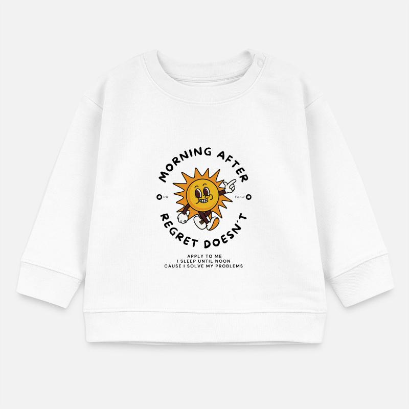 Solving regrets cartoon Baby Sweatshirt by Stanley/Stella
