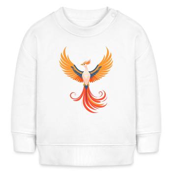 Phönix - Baby Organic Sweatshirt Baby Changer von Stanley/Stella - Weiß - Vorne