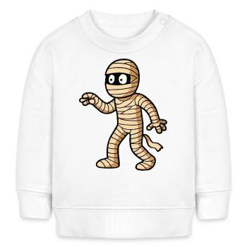 mumie comic - Baby Organic Sweatshirt Baby Changer von Stanley/Stella - Weiß - Vorne
