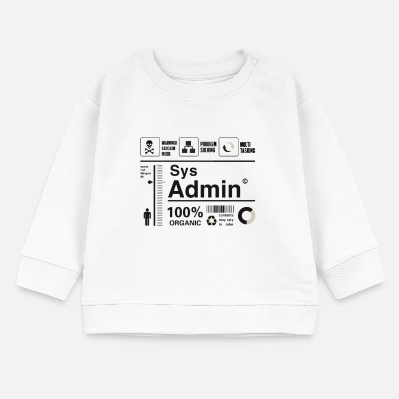 administrateur système ordinateur nerd pc kit programmeur humour lo Sweat bébé bio Stanley/Stella