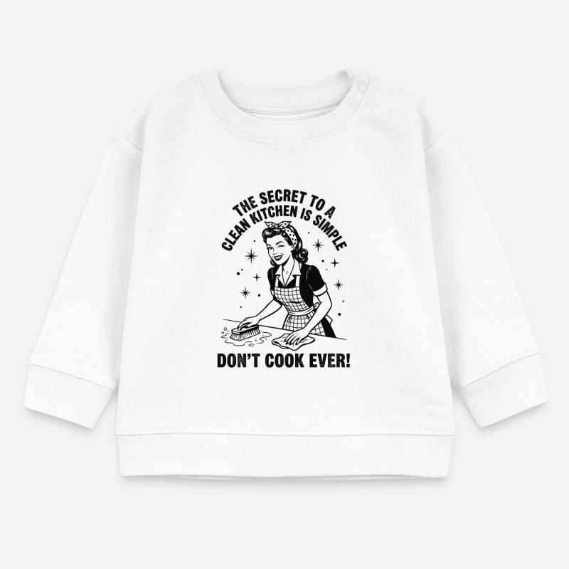 Putz-Hack: Das Geheimnis sauberer Küchen Baby Organic Sweatshirt Baby Changer von Stanley/Stella