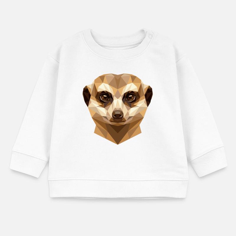 Suricate Suricate Douce Mangouste Suricate Sweat bébé bio Stanley/Stella