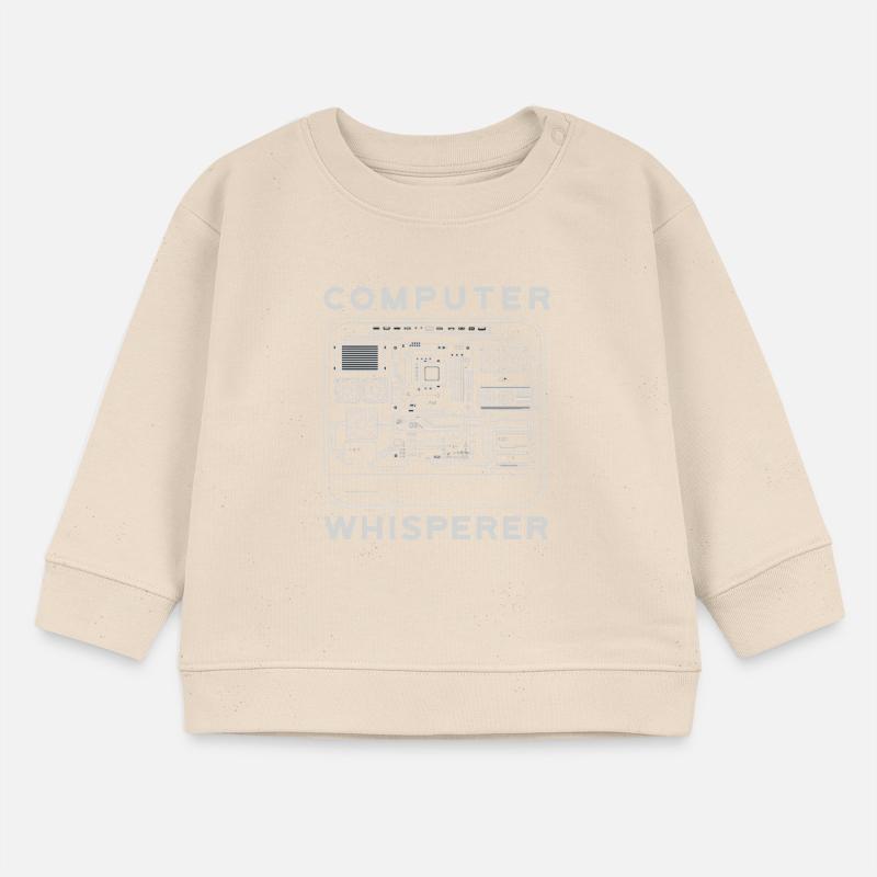Computer Flüsterer Motherboard Hardware PC Baby Organic Sweatshirt Baby Changer von Stanley/Stella
