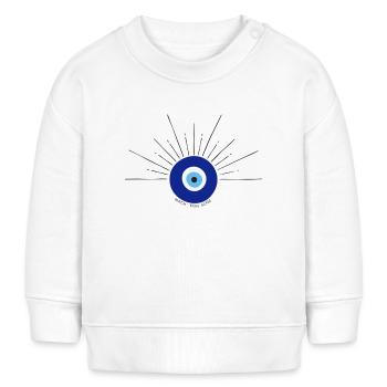 Mach kein Auge - Baby Organic Sweatshirt Baby Changer von Stanley/Stella - Weiß - Vorne