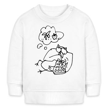VOGI ! Phone Mobile - Baby Sweatshirt by Stanley/Stella - white - Front