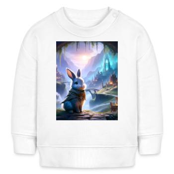 Dämmerung - Baby Organic Sweatshirt Baby Changer von Stanley/Stella - Weiß - Vorne