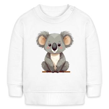 Koala - Sweat bébé bio Stanley/Stella - blanc - Devant