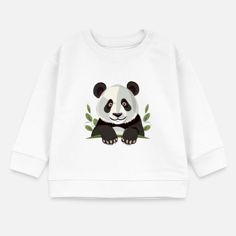 Panda géant Sweat bébé bio Stanley/Stella