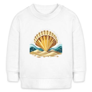 A shell by the sea - Baby Sweatshirt by Stanley/Stella - white - Front