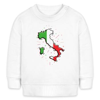 Modern illustration of Italy - Baby Sweatshirt by Stanley/Stella - white - Front