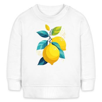 Lemons - Baby Sweatshirt by Stanley/Stella - white - Front