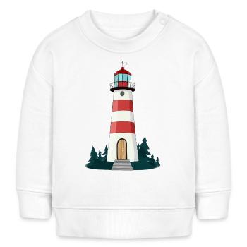 Phare - Sweat bébé bio Stanley/Stella - blanc - Devant
