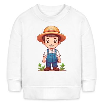 Gärtner - Baby Organic Sweatshirt Baby Changer von Stanley/Stella - Weiß - Vorne