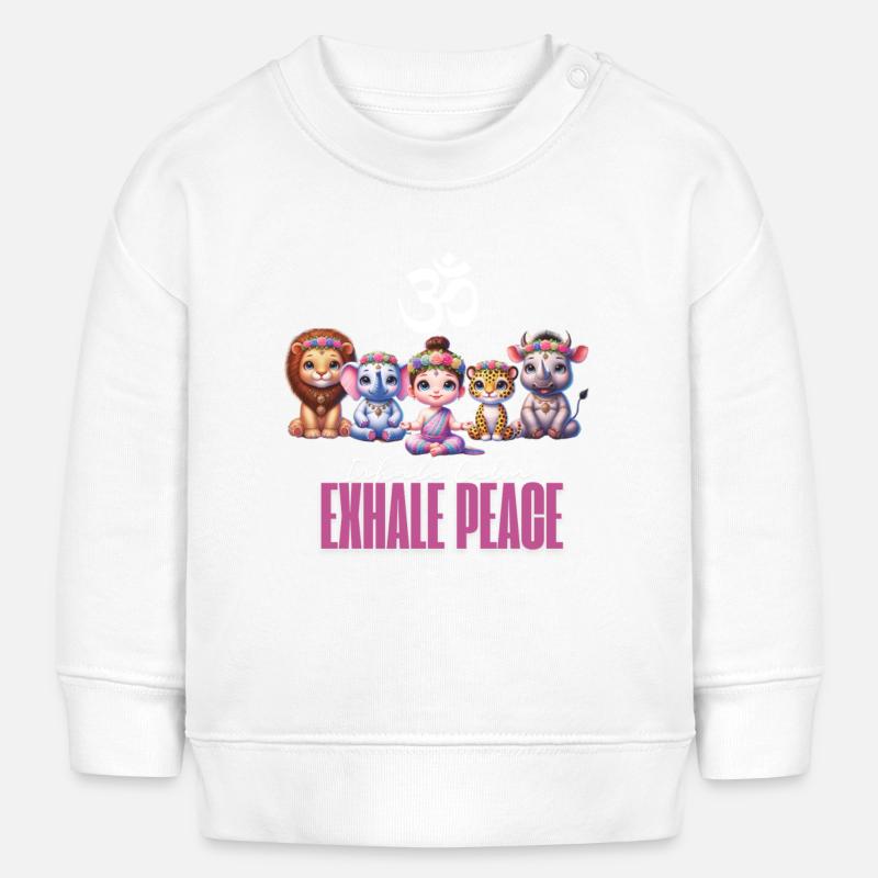 Escouade de méditation - Sweat bébé bio Stanley/Stella - blanc