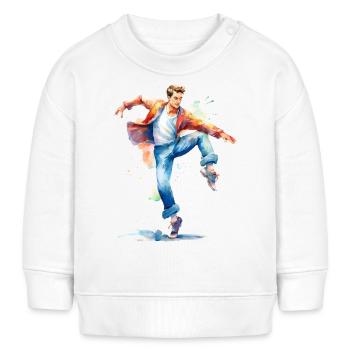 Dancer - Baby Sweatshirt by Stanley/Stella - white - Front