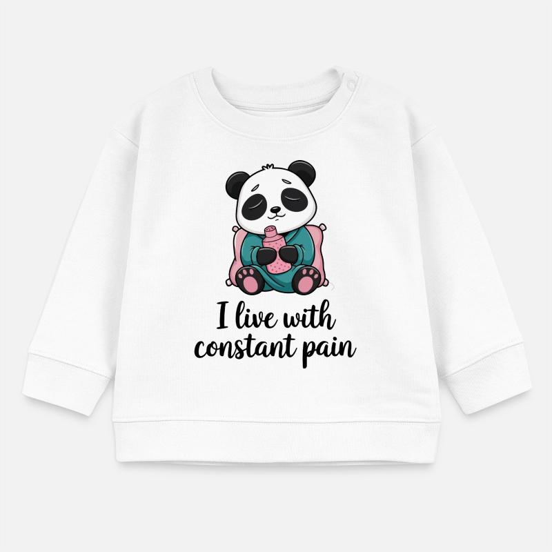 Panda avec une douleur constante Sweat bébé bio Stanley/Stella
