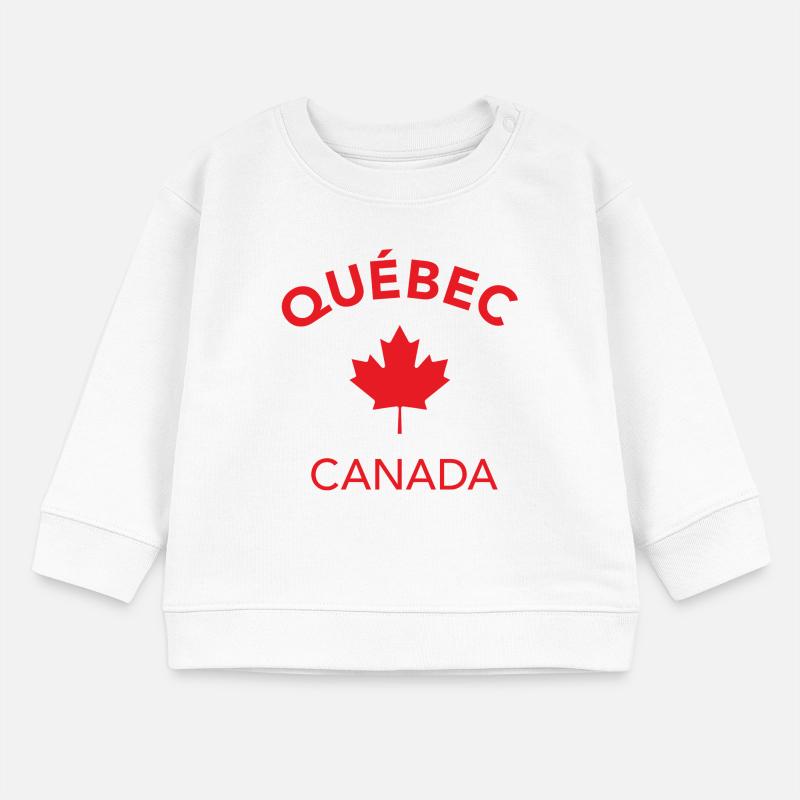 QUEBEC CANADA Baby Organic Sweatshirt Baby Changer von Stanley/Stella
