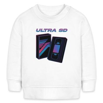 Ultra SD - Sweat bébé bio Stanley/Stella - blanc - Devant