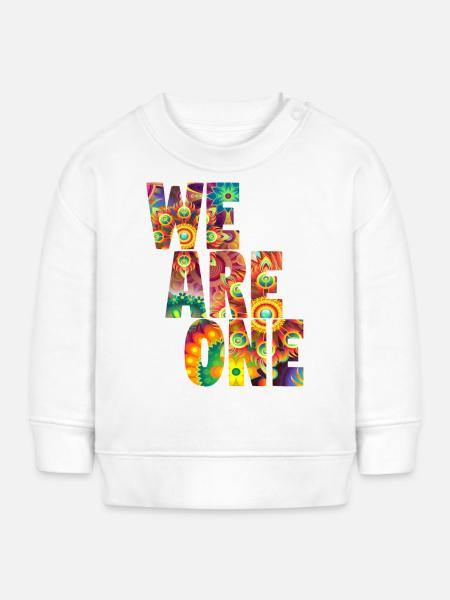 Goa Psytrance - Stanley/Stella baby sweatshirt økologisk - hvid