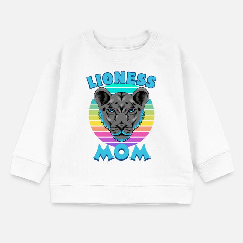 Löwenmutter Muttertag Mama Baby Organic Sweatshirt Baby Changer von Stanley/Stella