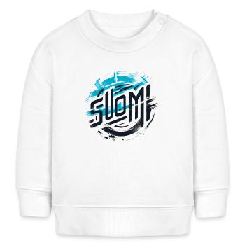 Suomi Finlande Finlande - Sweat bébé bio Stanley/Stella - blanc - Devant