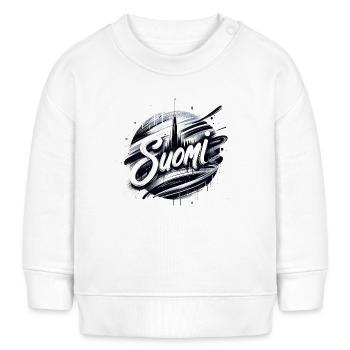 Suomi Finlande Finlande - Sweat bébé bio Stanley/Stella - blanc - Devant