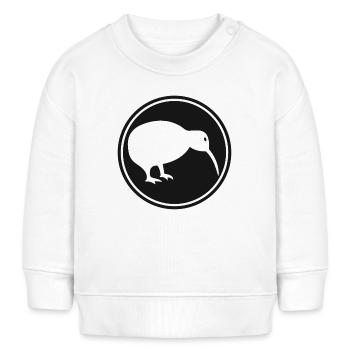 Kiwi - Neuseeland - New Zealand - Maori - Aotearoa - Baby Organic Sweatshirt Baby Changer von Stanley/Stella - Weiß - Vorne