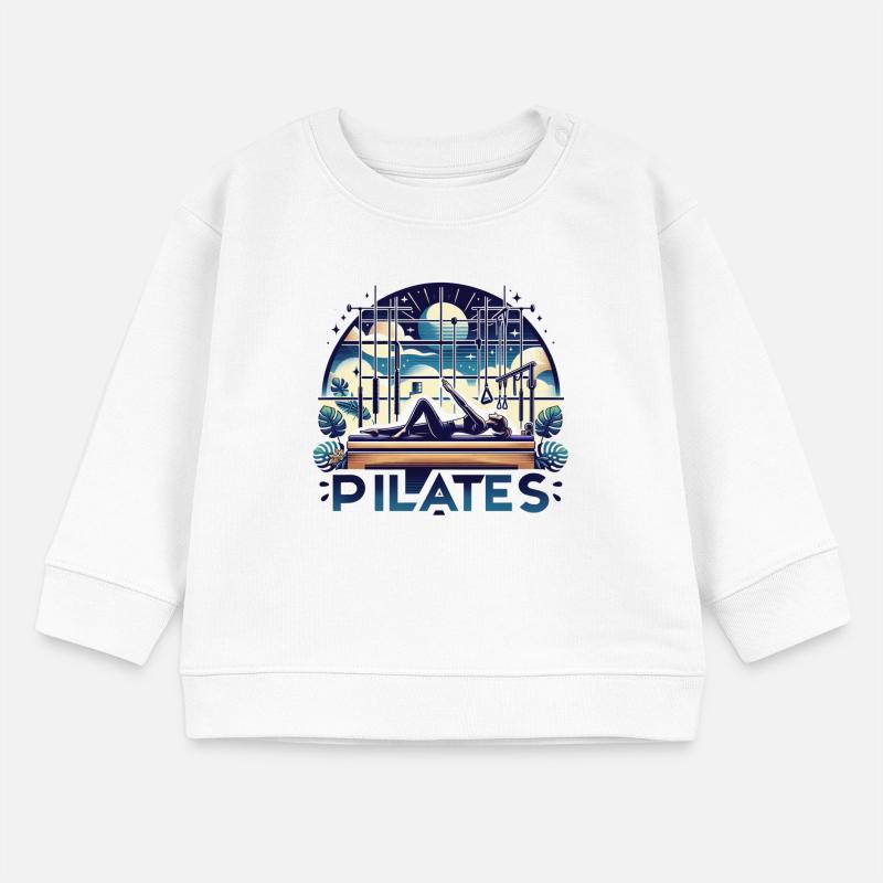 "Pilates" - Conception de studio dynamique Sweat bébé bio Stanley/Stella