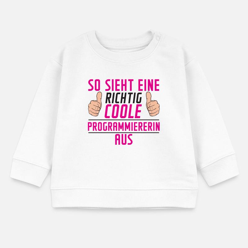 Programmiererin | Software Entwickler | | Spruch Baby Organic Sweatshirt Baby Changer von Stanley/Stella