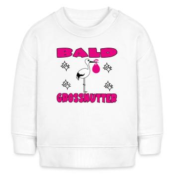 BALD GROSSMUTTER - Baby Sweatshirt by Stanley/Stella - white - Front