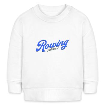 Aviron Pull Hard Rameur Rameur - Sweat bébé bio Stanley/Stella - blanc - Devant