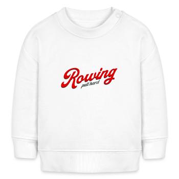 Aviron Pull Hard Rameur Rameur - Sweat bébé bio Stanley/Stella - blanc - Devant