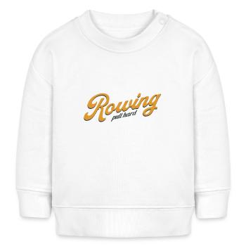 Aviron Pull Hard Rameur Rameur - Sweat bébé bio Stanley/Stella - blanc - Devant