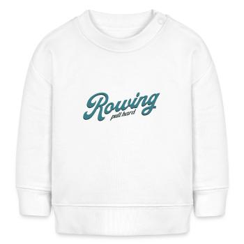 Aviron Pull Hard Rameur Rameur - Sweat bébé bio Stanley/Stella - blanc - Devant