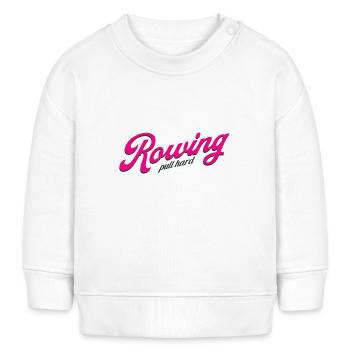 Aviron Pull Hard Rameur Rameur - Sweat bébé bio Stanley/Stella - blanc - Devant