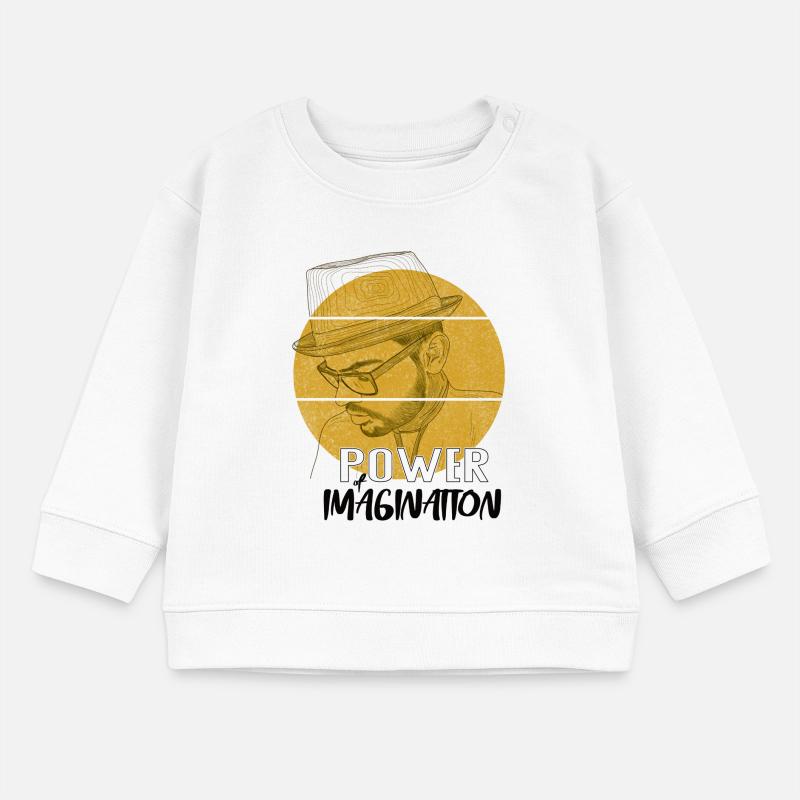 Power Imagination – Design de déclaration créative Sweat bébé bio Stanley/Stella