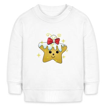 Kleiner_Stern - Baby Sweatshirt by Stanley/Stella - white - Front