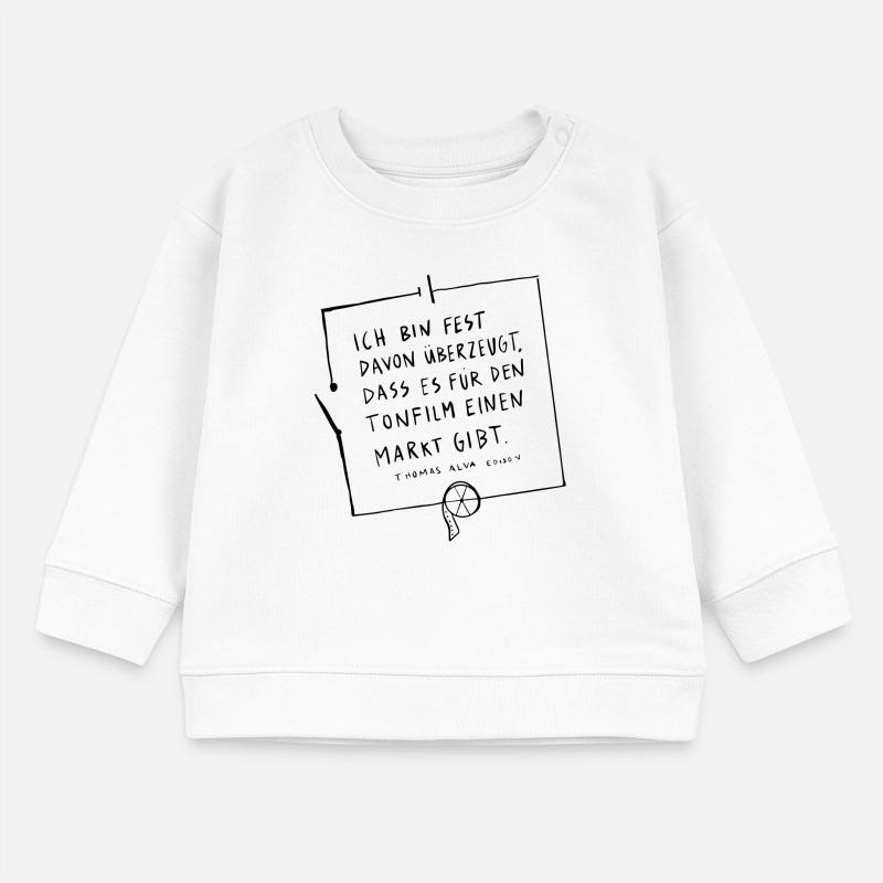 Thomas Edison Schaltkreis Baby Organic Sweatshirt Baby Changer von Stanley/Stella