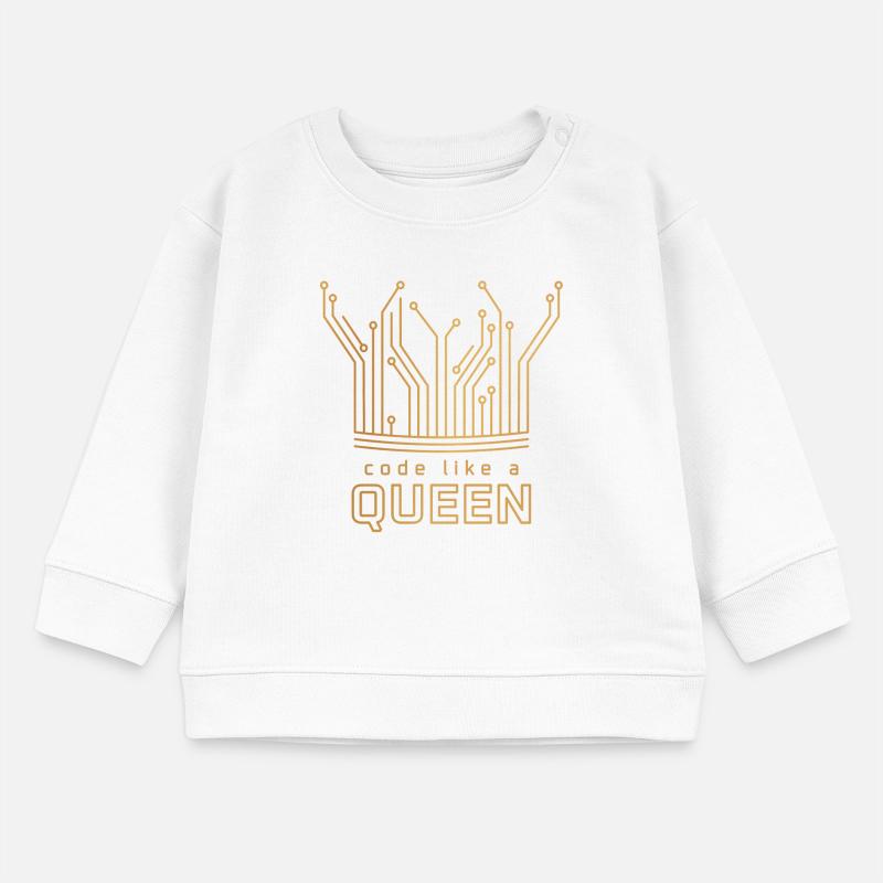 Code Like a Queen Baby Sweatshirt by Stanley/Stella