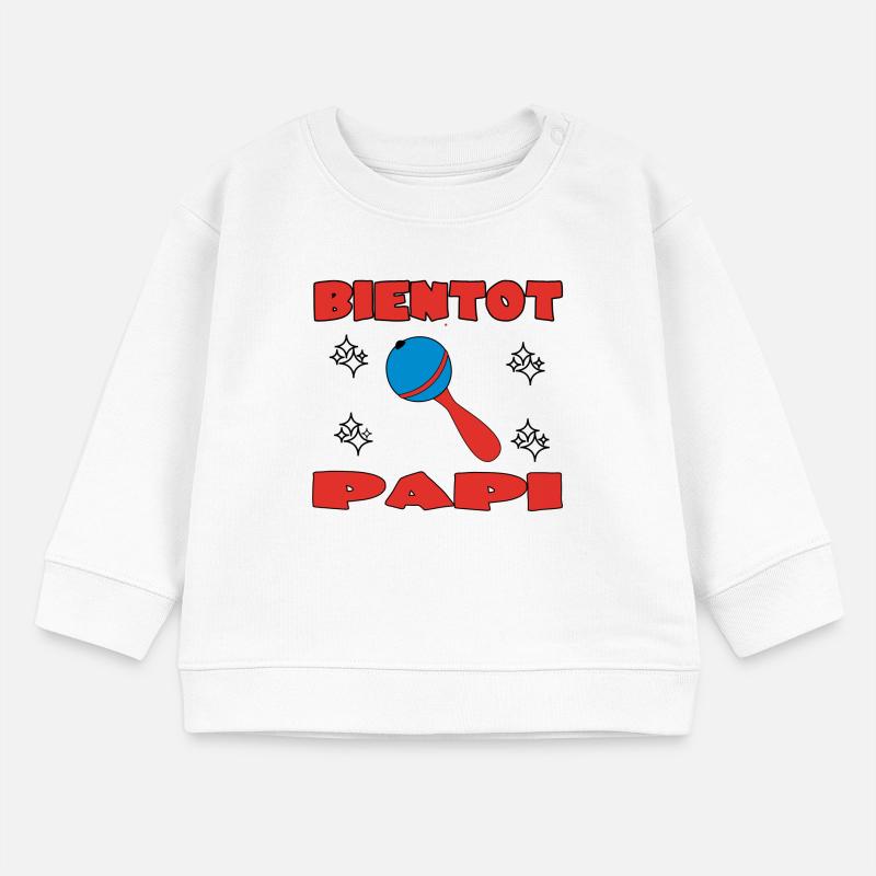 BIENTOT PAPI Sweat bébé bio Stanley/Stella