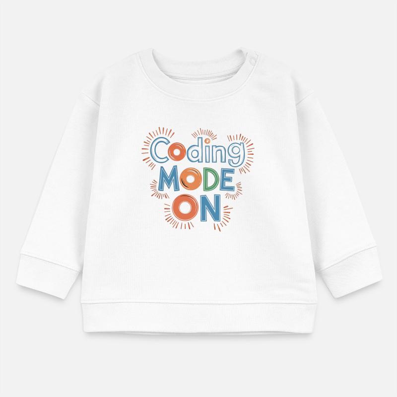 Coding Mode On 15 Baby Organic Sweatshirt Baby Changer von Stanley/Stella
