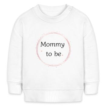 Mommy to be - Baby Organic Sweatshirt Baby Changer von Stanley/Stella - Weiß - Vorne