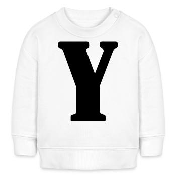 Y - Baby Sweatshirt by Stanley/Stella - white - Front